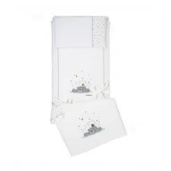 Foppapedretti Completo Piumone, Paracolpi E Federa Per Lettino Dolcestella