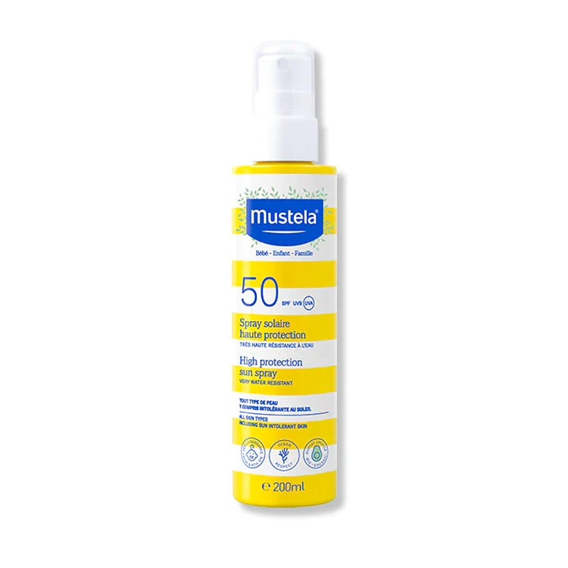 Mustela Spray Latte Solare SPF 50+ 200 Ml 1 Mustela Spray Latte Solare SPF 50+ 200 Ml