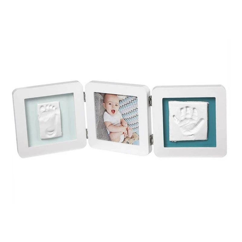 Baby Art Portafoto My Baby Touch Double Inclusi Kit Impronte Mani E Piedi 2 Baby Art Portafoto My Baby Touch Double Inclusi Kit Impronte Mani E Piedi - immagine 2