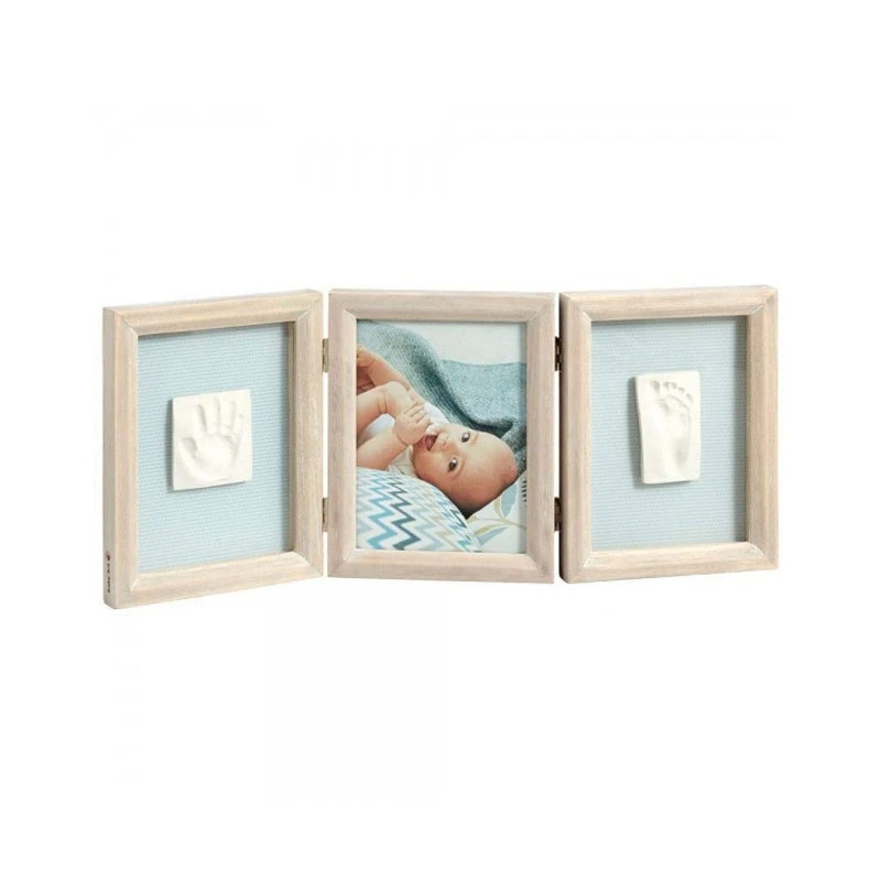 Baby Art Portafoto My Baby Touch Double Inclusi Kit Impronte Mani E Piedi 3 Baby Art Portafoto My Baby Touch Double Inclusi Kit Impronte Mani E Piedi - immagine 3