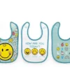 Set 3 Bavaglini Smiley Boy