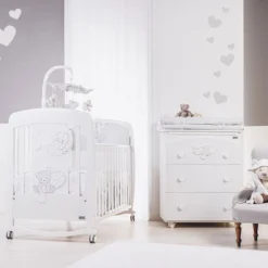 Picci Copertina Rombetto Amelie Con Ricami In Cotone Anallergico Per Lettino Amelie 115x150cm -Bambino Prodotti Negozio 0092885 picci copertina rombetto amelie con ricami in cotone anallergico per lettino amelie 115x150cm