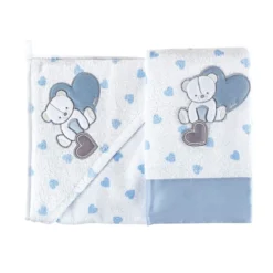 Picci Set Da Bagno Accappatoio E Asciugamano Per Neonato