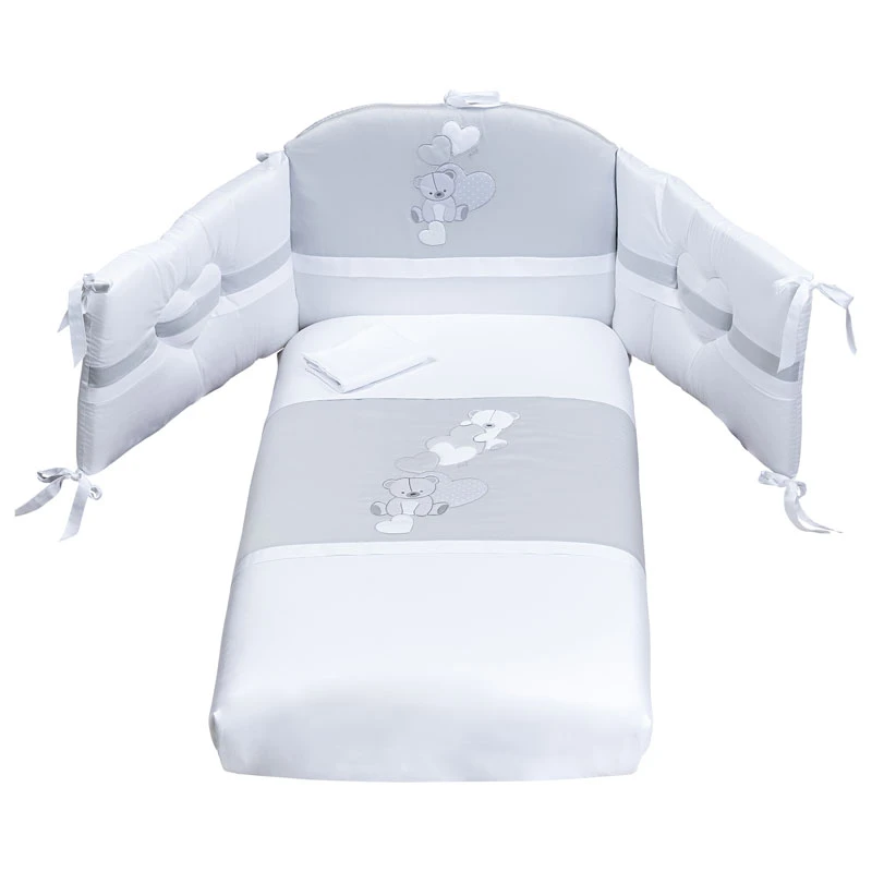 Picci Set 3pz Piumetto Imbottito, Paracolpi E Federa Letto Amelie 1 Picci Set 3pz Piumetto Imbottito, Paracolpi E Federa Letto Amelie