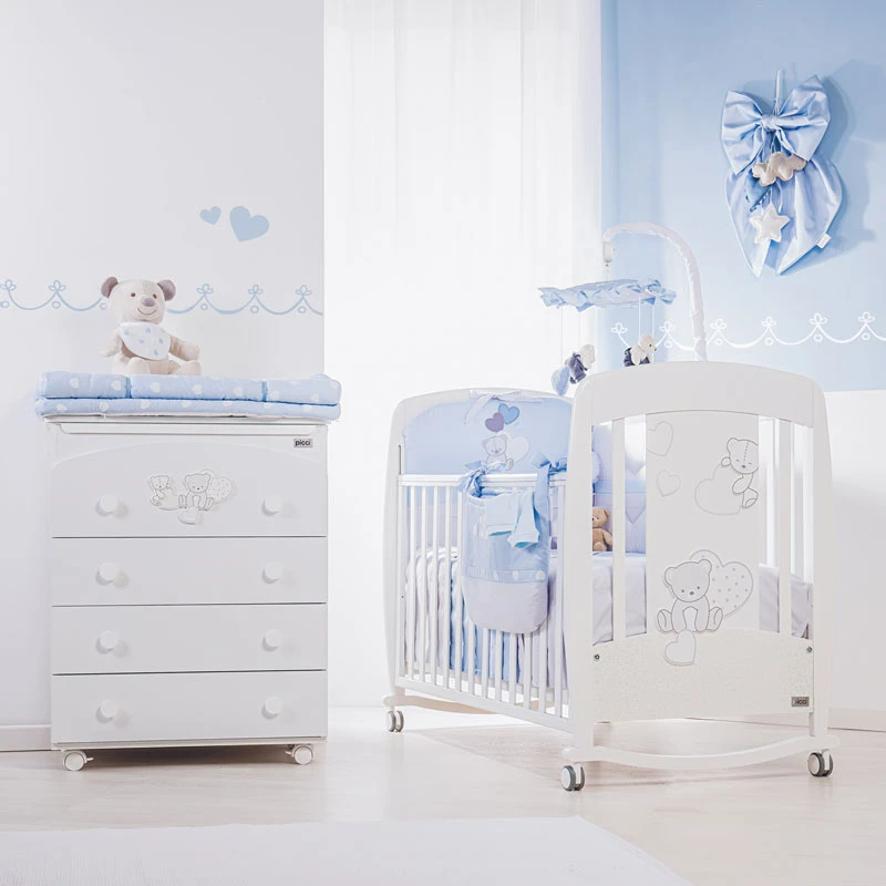 Picci Set 3pz Piumetto Imbottito, Paracolpi E Federa Letto Amelie 6 Picci Set 3pz Piumetto Imbottito, Paracolpi E Federa Letto Amelie - immagine 6