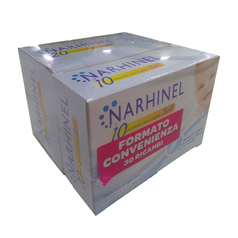 Novartis Ricambi Usa E Getta Per Aspiratore Nasale Narhinel - 30pz 2 Novartis Ricambi Usa E Getta Per Aspiratore Nasale Narhinel - 30pz - immagine 2