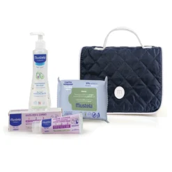 Mustela My Baby Beauty Set Con Salviette, Pasta Cambio E Fluido Detergente