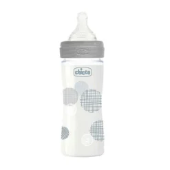 Chicco Biberon Benessere In Vetro Con Tettarella Physio 0m+ 240ml -Bambino Prodotti Negozio 0094336 chicco biberon benessere in vetro con tettarella physio 0m 240ml