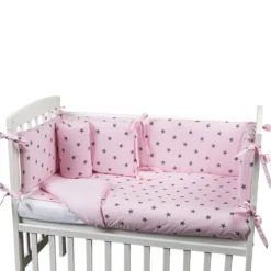 Set 4pz Rivestimento Tessile Piumino, Coprimaterasso, Federa, 2 Paracolpi Per Lettino Lella - Stella 8 Set 4pz Rivestimento Tessile Piumino, Coprimaterasso, Federa, 2 Paracolpi Per Lettino Lella - Stella -Bambino Prodotti Negozio 0094546 set 4pz rivestimento tessile piumino coprimaterasso federa 2 paracolpi per lettino lella stella