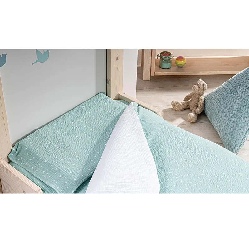 Set Tessile 3pz Con Piumino, Federa E Coprimaterasso Per Lettino Liberty 1 Set Tessile 3pz Con Piumino, Federa E Coprimaterasso Per Lettino Liberty