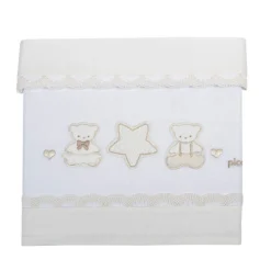 Picci Set 3pz Lenzuolino, Coprimaterasso, Federa Cuscino Per Letto Nanny