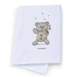 Foppapedretti Copertina In Pile Ricamata