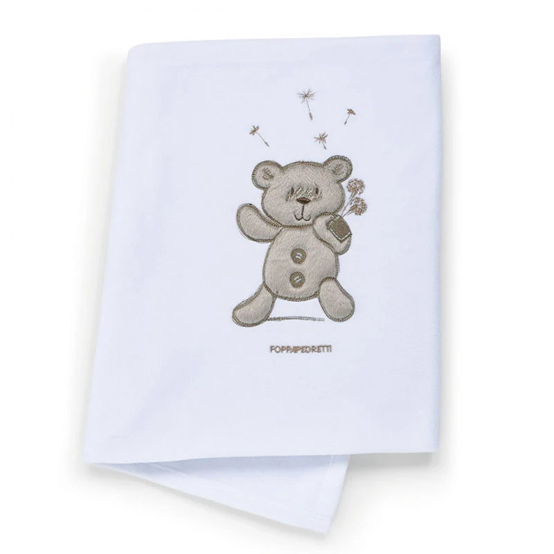 Foppapedretti Copertina In Pile Ricamata 1 Foppapedretti Copertina In Pile Ricamata