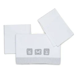 Foppapedretti Completo Lenzuolino Babyzoo Con Coprimaterasso E Federa In Cotone