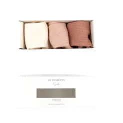 Bamboom Box 3 Paia Calze In Pizzo - Bambù Organico