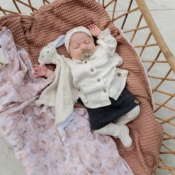 Bamboom Coperta Lettino Goffrato In Spugna Di Bambù Organico E Peluche 100x140cm -Bambino Prodotti Negozio 0095805 bamboom coperta lettino goffrato in spugna di bambu organico e peluche 100x140cm