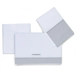 Foppapedretti Completo 3pz Lenzuolo Celebrity Con Lenzuolo Sopra, Coprimaterasso E Federa Cuscino