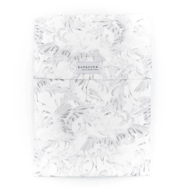 Bamboom Set Lenzuolo E Federa In Bambù Organico Per Lettino Neonato 110x140cm 1 Bamboom Set Lenzuolo E Federa In Bambù Organico Per Lettino Neonato 110x140cm