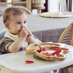 Miniland Piatto Per Bambini Wooden Plate In Legno Di Bambù, Con Ventosa -Bambino Prodotti Negozio 0098578 miniland piatto per bambini wooden plate in legno di bambu con ventosa