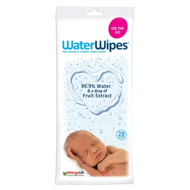 WaterWipes 28 Salviette Umidificate Bambino, 99,9% Di Acqua, Biodegradabili 1 WaterWipes 28 Salviette Umidificate Bambino, 99,9% Di Acqua, Biodegradabili