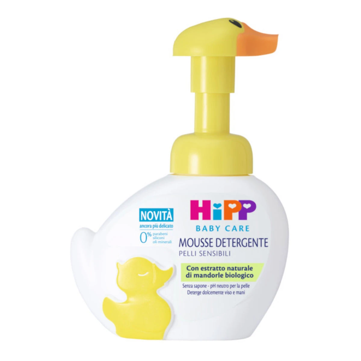Hipp Mousse Detergente Paperella Viso E Mani, Formula Delicata Per Pelli Sensibili - 250ml 1 Hipp Mousse Detergente Paperella Viso E Mani, Formula Delicata Per Pelli Sensibili - 250ml