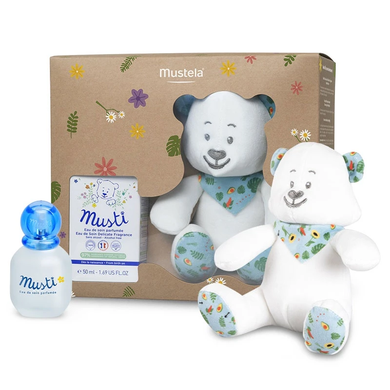 Mustela Cofanetto Regalo Mustì Con Acqua Profumata E Orsacchiotto 2 Mustela Cofanetto Regalo Mustì Con Acqua Profumata E Orsacchiotto - immagine 2