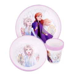 Set Pappa 3pz Con Ciotola, Piatto Piano E Bicchiere, Fantasia Bing, Spiderman, Frozen -Bambino Prodotti Negozio 0099022 set pappa 3pz con ciotola piatto piano e bicchiere fantasia bing spiderman frozen