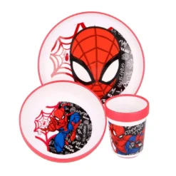 Set Pappa 3pz Con Ciotola, Piatto Piano E Bicchiere, Fantasia Bing, Spiderman, Frozen -Bambino Prodotti Negozio 0099024 set pappa 3pz con ciotola piatto piano e bicchiere fantasia bing spiderman frozen