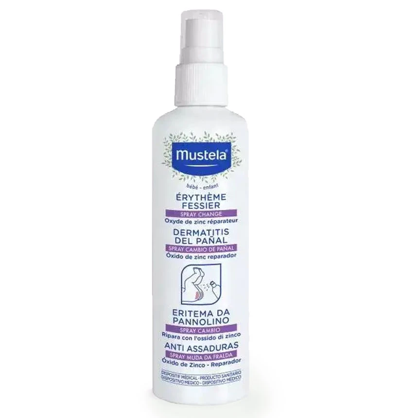 Mustela Spray Cambio Per Eritema Da Pannolino, 75ml 1 Mustela Spray Cambio Per Eritema Da Pannolino, 75ml