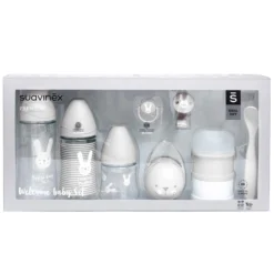 Suavinex Set Benvenuto Neonato Welcome Baby Bonhomia Con Biberon, Ciuccio, Portaciuccio, Cucchiaio 6 Suavinex Set Benvenuto Neonato Welcome Baby Bonhomia Con Biberon, Ciuccio, Portaciuccio, Cucchiaio -Bambino Prodotti Negozio 0099348 suavinex set benvenuto neonato welcome baby bonhomia con biberon ciuccio portaciuccio cucchiaio