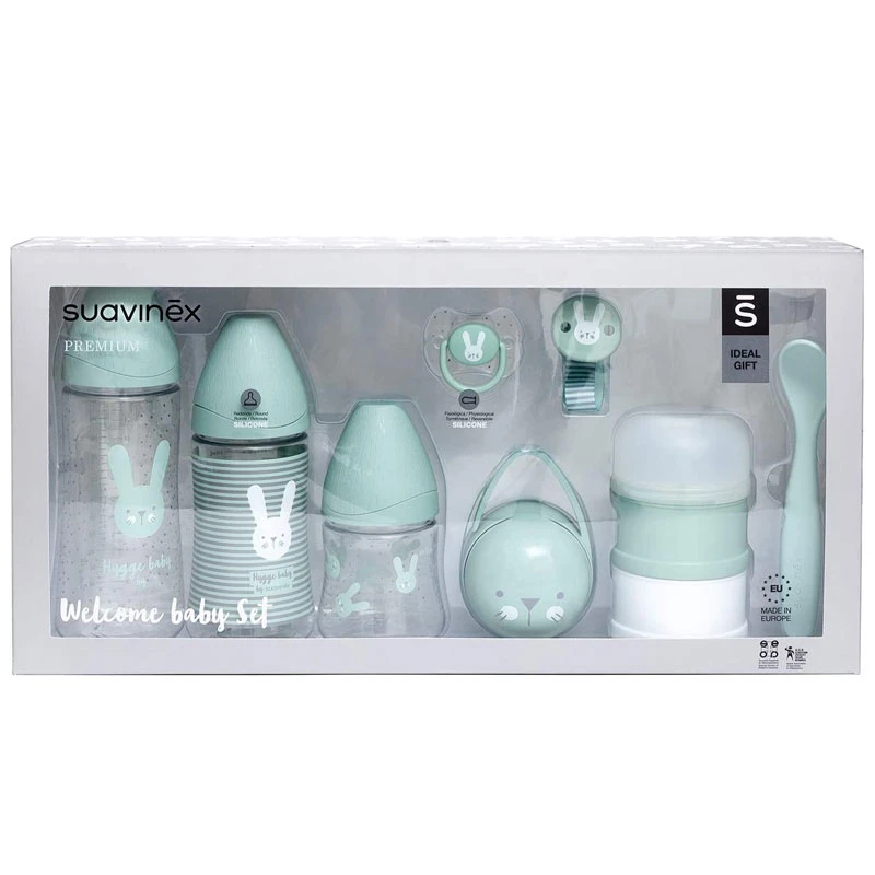 Suavinex Set Benvenuto Neonato Welcome Baby Bonhomia Con Biberon, Ciuccio, Portaciuccio, Cucchiaio 4 Suavinex Set Benvenuto Neonato Welcome Baby Bonhomia Con Biberon, Ciuccio, Portaciuccio, Cucchiaio - immagine 4