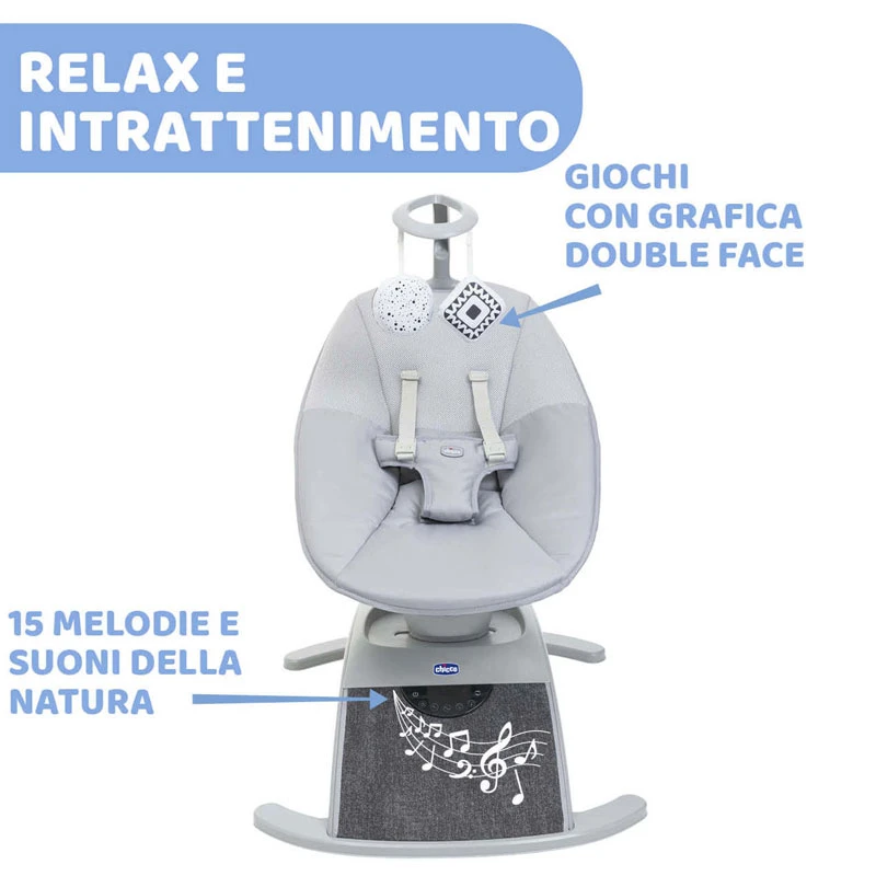 Chicco Sdraietta Comfy Wave Silverspring 3 Chicco Sdraietta Comfy Wave Silverspring - immagine 3