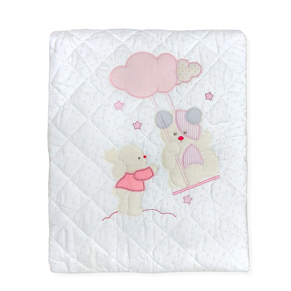 Bebitaly Trapunta Estiva Per Letto In Cotone - Stelle 110x140cm 2 Bebitaly Trapunta Estiva Per Letto In Cotone - Stelle 110x140cm - immagine 2