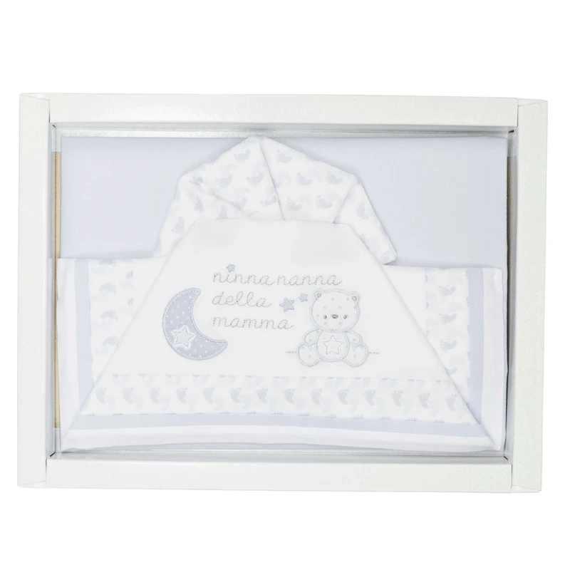 Bebitaly Set 3pz Lenzuola Letto Ninna Nanna Mamma 1 Bebitaly Set 3pz Lenzuola Letto Ninna Nanna Mamma