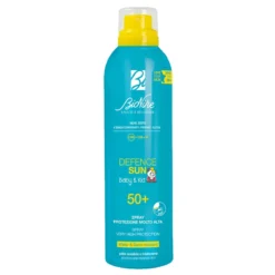 Bionike Spray Solare Alta Protezione Defence Sun 50+ Baby&Kid, Idrorepellente E Antisabbia - 200ml