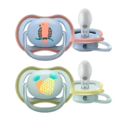 Philips Avent 2pz Ciuccio Ultra Air, Fori Extra-Large, 0-6mesi