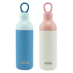 Nuby Borraccia A Flusso Libero In Acciaio Inox, 540ml