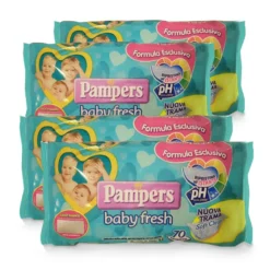 Pampers® Pampers Salviettine Baby Fresh Pacco Scorta 280 Salviette (4 Confezioni Da 70 Pezzi)