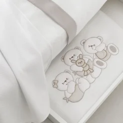 Erbesi Coperta Pile Mirtillo - Bianco E Tortora