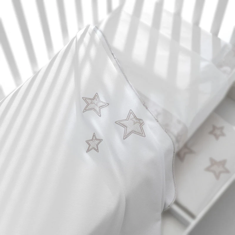 Erbesi Coperta Piquet Star - Tortora 3 Erbesi Coperta Piquet Star - Tortora - immagine 3