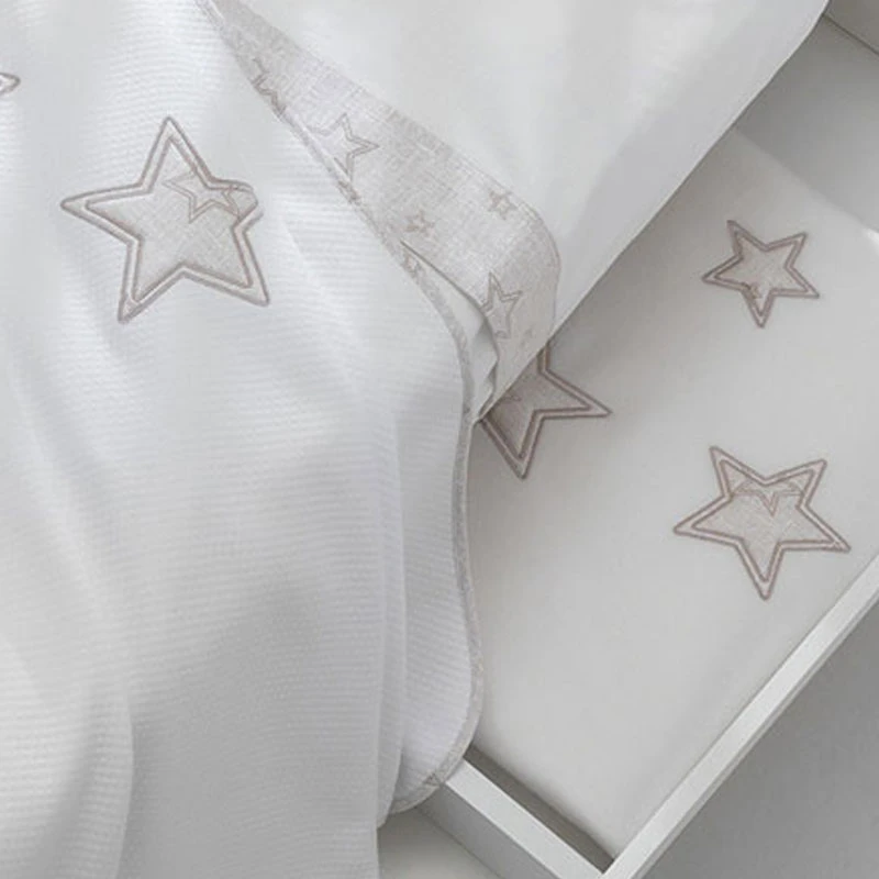 Erbesi Coperta Pile Star - Tortora 1 Erbesi Coperta Pile Star - Tortora