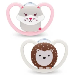 Nuk 2pz Succhietto Space In Silicone -Bambino Prodotti Negozio 0101634 nuk 2pz succhietto space in silicone