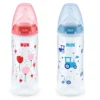 Nuk Biberon First Choice Plus Con Controllo Della Temperatura, 6-18m, 360ml - Colori Assortiti