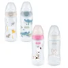 Nuk Biberon First Choice Flow A Flusso Regolabile, 6-18m, 300ml - Colori Assortiti