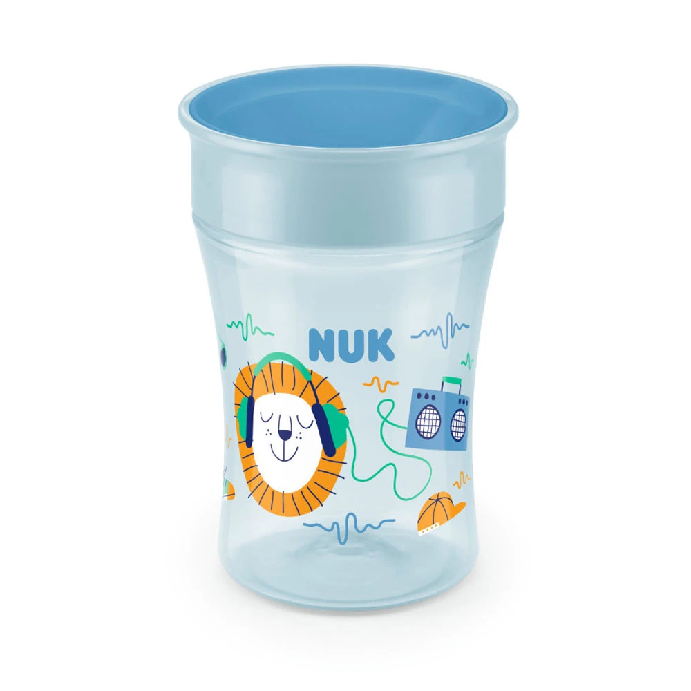 Nuk Tazza Magic Cup Con Cappuccio Antigoccia, 8m+, 230ml 4 Nuk Tazza Magic Cup Con Cappuccio Antigoccia, 8m+, 230ml - immagine 4