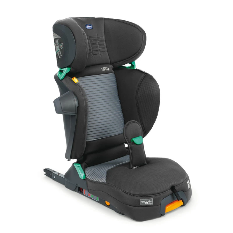 Chicco Seggiolino Auto Fold&Go Air R129 I-Size In Tessuto 3D Traspirante, 100-150 Cm 2 Chicco Seggiolino Auto Fold&Go Air R129 I-Size In Tessuto 3D Traspirante, 100-150 Cm - immagine 2