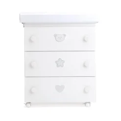 Pali Bagnetto Fasciatoio Birillo Con Vaschetta Anatomica Antiscivolo E Cassettiera