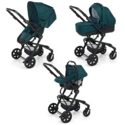 Foppapedretti Trio Up3 Con Passeggino A Seduta Reversibile, Navicella Neonato E Seggiolino Auto Up3 R44/04 0-13kg