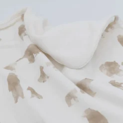 Coperta Lettino In Bambù E Spugna Peluche 140x100cm -Bambino Prodotti Negozio 0102602 coperta lettino in bambu e spugna peluche 140x100cm