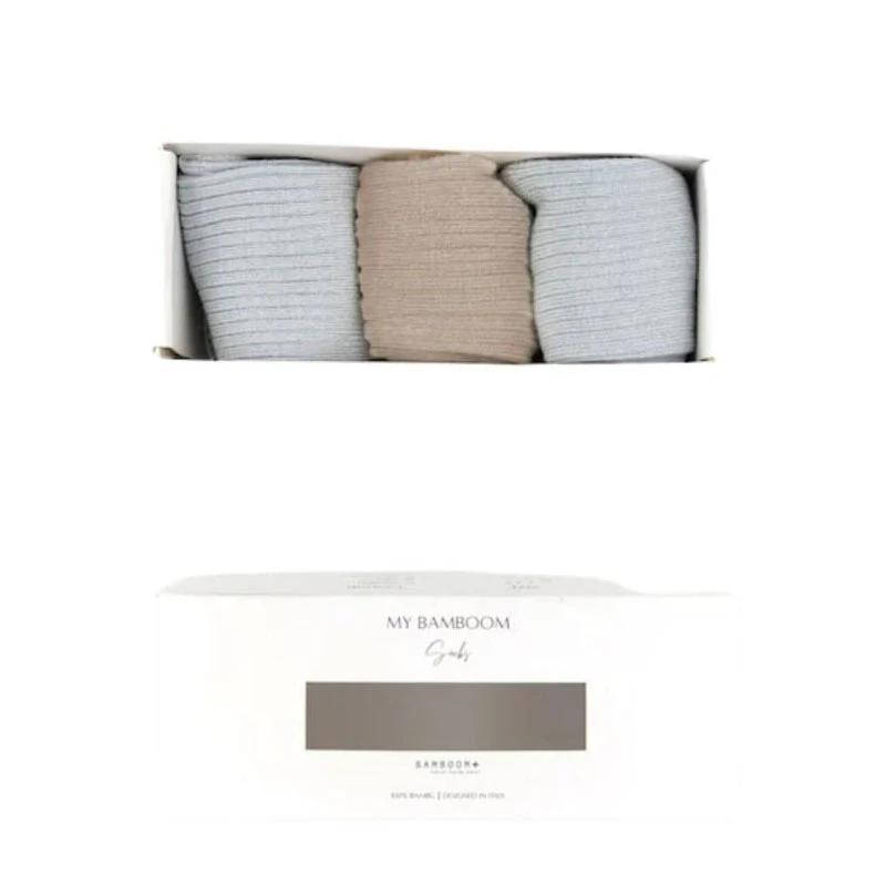 Bamboom Box 3 Paia Calze Antiscivolo Colorate Per Neonato 6-12 Mesi 1 Bamboom Box 3 Paia Calze Antiscivolo Colorate Per Neonato 6-12 Mesi